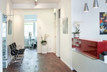 Eingangsbereich der Praxis